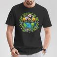 Earthday Pflanze Diese Rette Die Bienen T-Shirt Lustige Geschenke