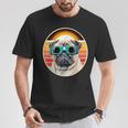 Eclipse Dogs Where Pug Charm Meets Celestial Wonder T-Shirt Unique Gifts