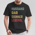 Ehemann Papa Skinner Legendeatertag Lustig T-Shirt Lustige Geschenke