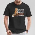 Ein Fuchs Muss Tun Was Ein Fuchs Tun Muss Painted Fox T-Shirt Lustige Geschenke