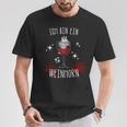 Einhorn Wein Weinhorn Weintrinker Weinliebhaber Alcohol T-Shirt Lustige Geschenke