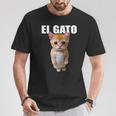 El Gato Meme Triste Llorando Gato Munchkin Kitty Meme De Moda Camiseta unisex Regalos divertidos