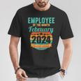 Employee Of The Month February 2024 T-Shirt Unique Gifts