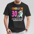 Endlich 30 Jetzt Muss Ich Nur Noch Erwachsen Werden Endlich T-Shirt Lustige Geschenke