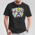 English Bulldog Day Of The Dead Sugar Skull Dog T-Shirt Unique Gifts