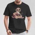 Erdmännchen Gitarrist Hobby-Musiker T-Shirt Lustige Geschenke