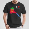 Eritrean Map Flag T-Shirt Lustige Geschenke