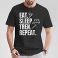 Essen Sleeep Tren Repeat Gym Trenbolon T-Shirt Lustige Geschenke