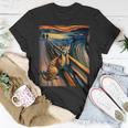 Expressionist Artsy Devon Rex Cat Artistic Devon Rex Cat T-Shirt Unique Gifts