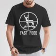 Fast Food Deer Hunting For Hunters T-Shirt Unique Gifts
