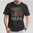 My Favorite Baseball Player Calls Me Papa Father's Day T-Shirt Unique Gifts