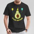Fiesta De Cumpleaños Avocado It's My Birthday Con Temática Para Amantes De Los Aguacates Camiseta unisex Regalos divertidos