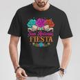 Fiesta San Antonio Texas Roses Mexican Fiesta Party T-Shirt Unique Gifts