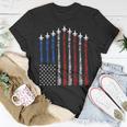 Fighter Jet Airplane Usa Flag 4Th Of July Patriotic T-Shirt Personalized Gifts