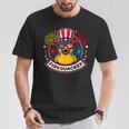 Firequacker 4Th Of July Rubber Duck Usa Flag T-Shirt Unique Gifts