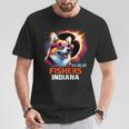 Fishers Indiana Total Solar Eclipse 2024 Corgi Dog T-Shirt Unique Gifts