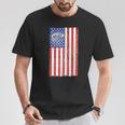 Fishing 4Th Of July Usa Flag Vintage Look T-Shirt Unique Gifts