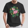 Flamingo St Patrick Day Pink Bird Lover T-Shirt Unique Gifts