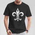 Fleur De Lys Fleur De Lis Heraldry France T-Shirt Lustige Geschenke