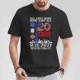 Never Forget 911 20Th Anniversary Patriot Day 2001 Flag Usa T-Shirt Unique Gifts