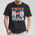Free Mom Hug Transgender Lesbian Gay Lgbt Pride Rainbow Flag T-Shirt Funny Gifts