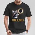 French Bulldog America 2024 Total Solar Eclipse Accessories T-Shirt Unique Gifts
