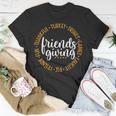 Friendsgiving Day Friends & Family Thankful Turkey Games Pie T-Shirt Unique Gifts