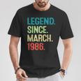 38 Year Old Vintage March 1986 38Th Birthday T-Shirt Unique Gifts
