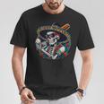 Baseball Skeleton Mexican Sombrero Cool Cinco De Mayo T-Shirt Personalized Gifts