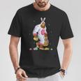 Bigfoot Sasquatch Happy Easter Bunny Eggs T-Shirt Unique Gifts
