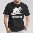 Bober Bóbr Kurwa Polish Internet Meme Beaver T-Shirt Lustige Geschenke