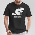 Bober Bóbr Kurwa Polish Internet Meme Beaver T-Shirt Lustige Geschenke