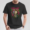 Bullet My Valentine Skull Roses And Red Blood Horror T-Shirt Funny Gifts