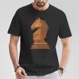 Chess Chess Player Springer T-Shirt Lustige Geschenke