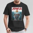 Drooling Boxer Jowls Fawn Dog Mom Dog Dad Burger T-Shirt Funny Gifts