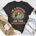 Fishing- I'm A Hooker On The Weekends Bass Fish T-Shirt Funny Gifts