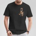 German Shepherd In Your Pocket For Alsatian Lovers T-Shirt Unique Gifts