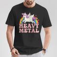 Ironic Cool Unicorn Heavy Metal Music Festival T-Shirt Funny Gifts