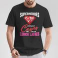 Lunch Lady Superheroes Capes Cafeteria Worker Squad T-Shirt Unique Gifts