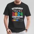 Retirement Class Of 2024 Countdown In Progress Teacher T-Shirt Unique Gifts
