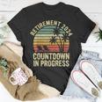 Retiring Retirement 2024 Countdown In Progress T-Shirt Unique Gifts