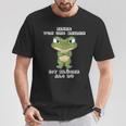 Saying Frog Einer Von Uns Beiden Ist Klüger Als Du T-Shirt Lustige Geschenke