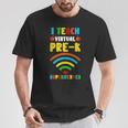 Teaching With My Virtual Pre-K Superheroes T-Shirt Unique Gifts