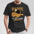Total Solar Eclipse 2024 Hello Darkness My Old Friend T-Shirt Funny Gifts