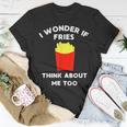 Workout Gym French Fries T-Shirt Unique Gifts