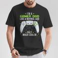 Gamer Dad Gaming Fathers Day Video Game Daddy T-Shirt Unique Gifts