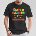 Gamer Daddio Dad For Dad Daddy Fathers Day T-Shirt Unique Gifts