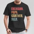 Gärtner Papaater Ehemann Garten Gartenarbeitatertag T-Shirt Lustige Geschenke