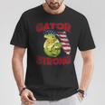 Gator Strong Florida State Gator American Flag Florida Map T-Shirt Personalized Gifts