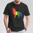 Gay Wolf Rainbow Wolf Skin Gay Pride Lgbt T-Shirt Unique Gifts